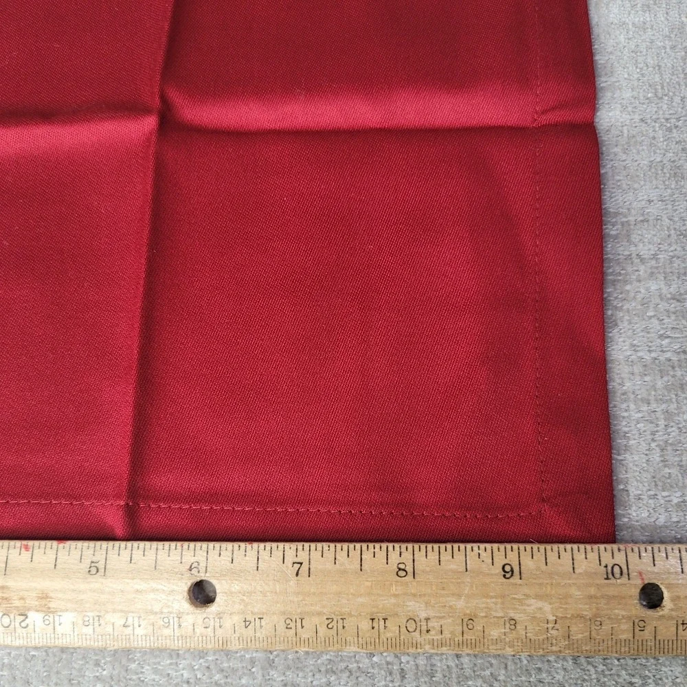 18 Pottery Barn Burgundy 10x10 100% Cotton Square Cocktail Napkins Old Stock
